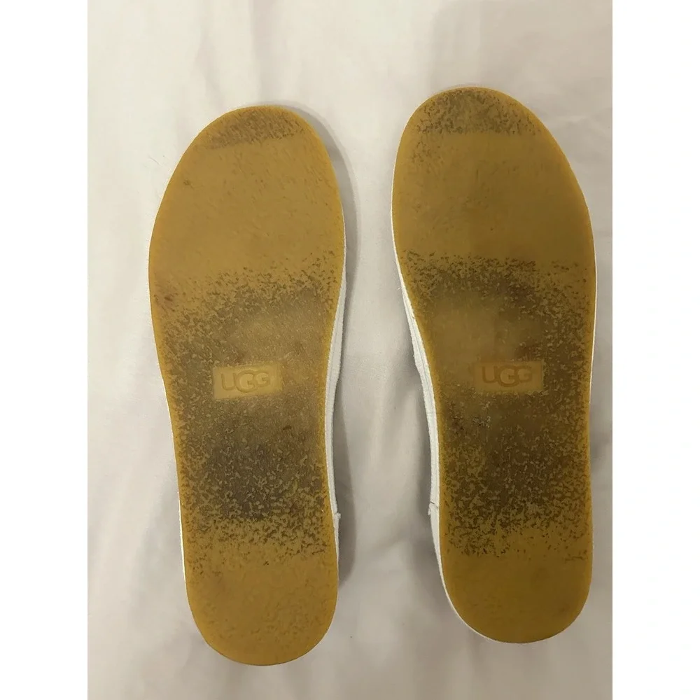 UGG Bren Women's Cotton Mesh Slip-On Sneakers US 9.5‎ Natural Athleisure Casual